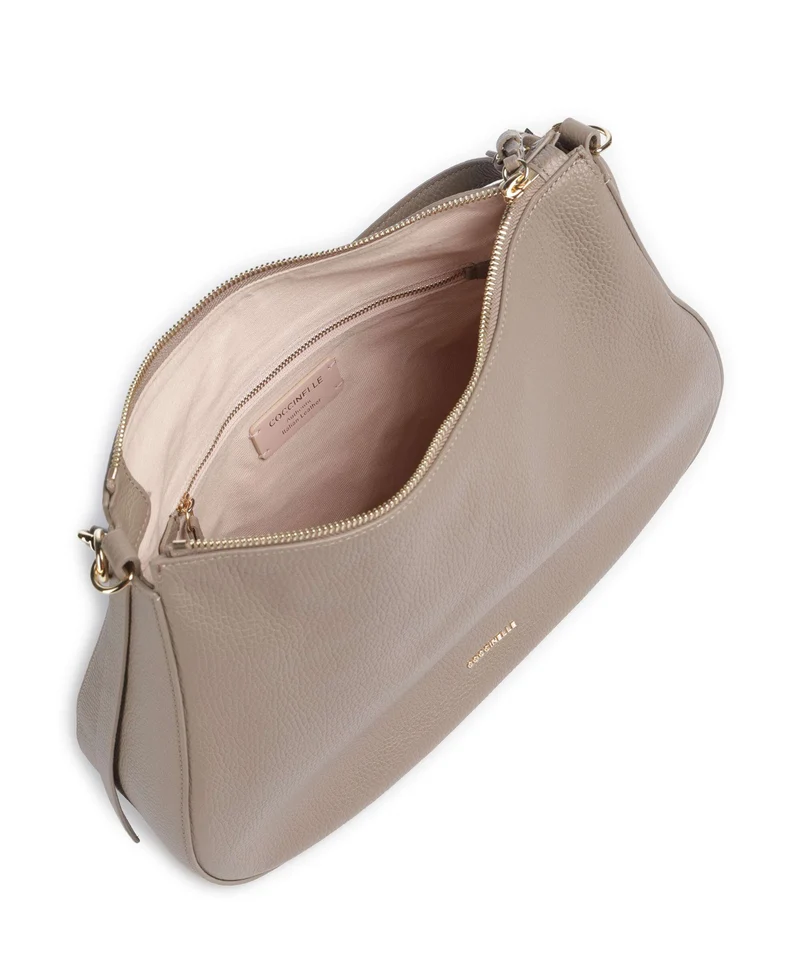 Coccinelle Nory Beuteltasche warm taupe
