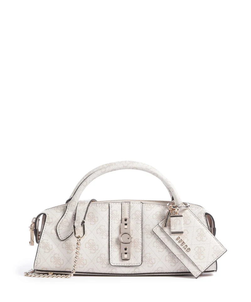Guess Yvonne Logo Mini Handtasche stone logo