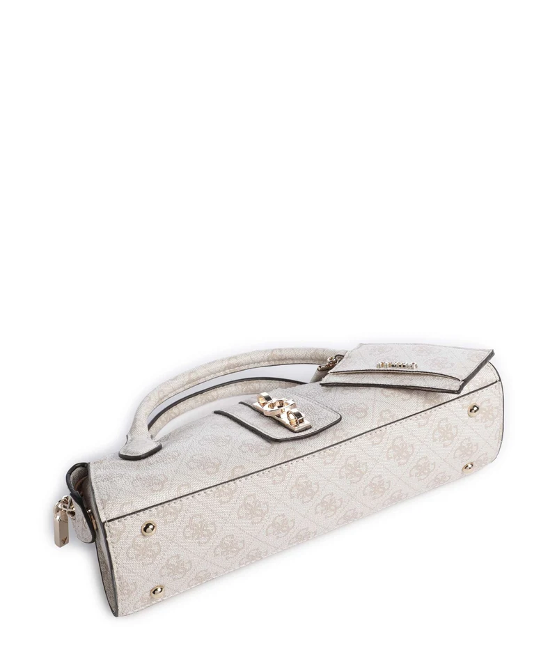 Guess Yvonne Logo Mini Handtasche stone logo