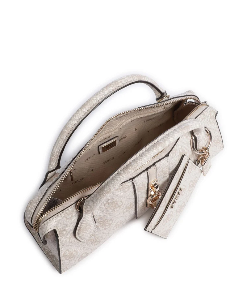 Guess Yvonne Logo Mini Handtasche stone logo