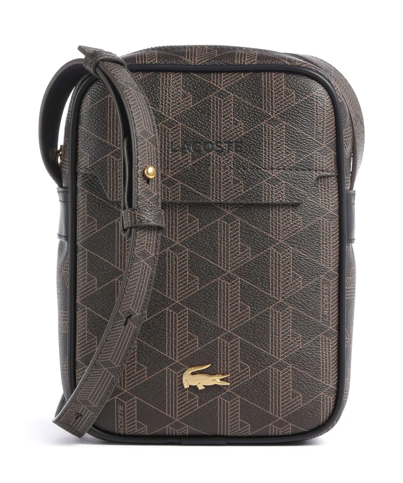 Lacoste The Blend Umhängetasche mono slate black shitake