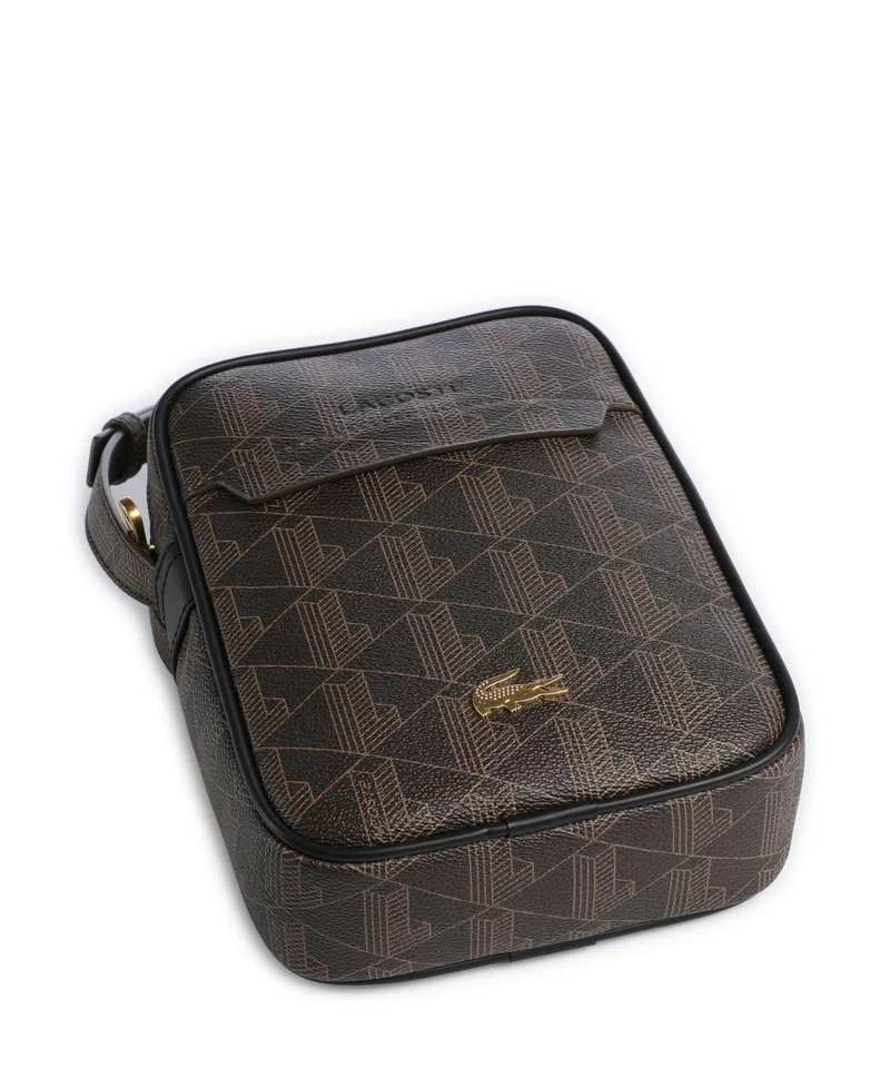 Lacoste The Blend Umhängetasche mono slate black shitake