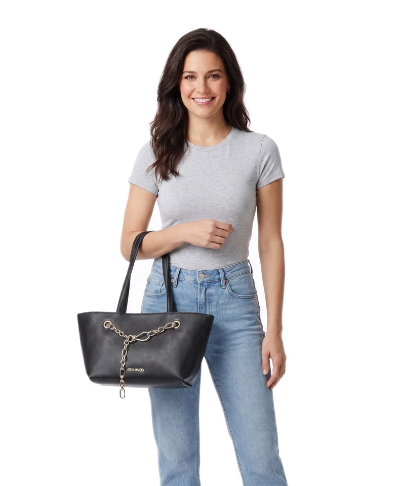Steve Madden BIRINA Shopper black/gold