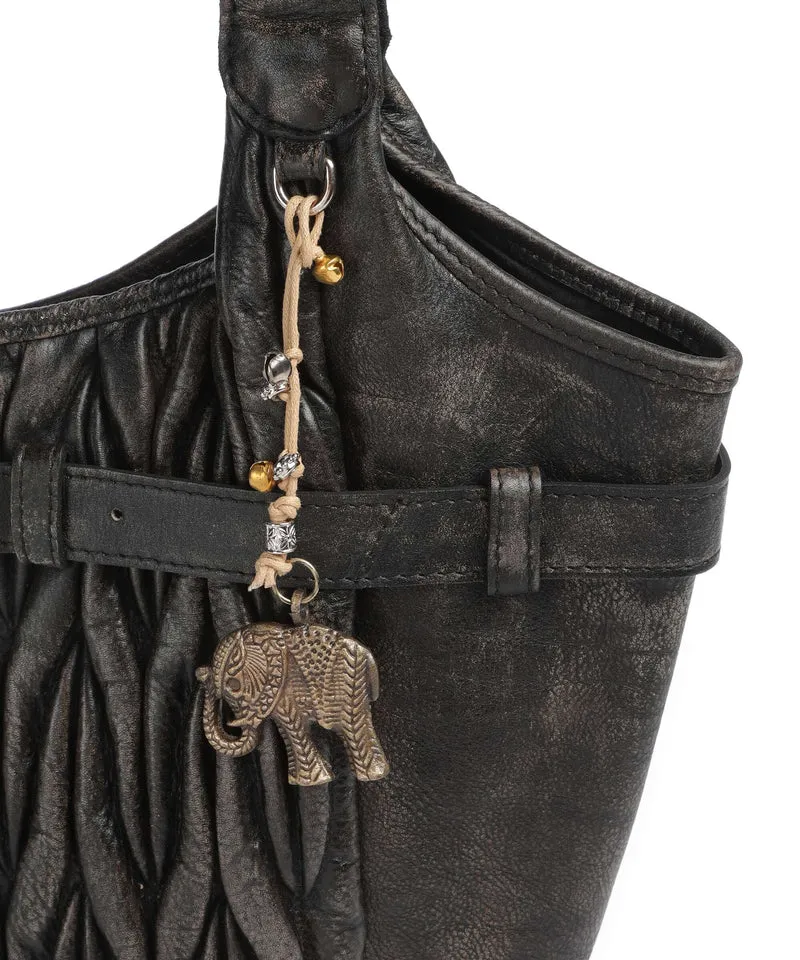 Anokhi Beuteltasche vintage braun