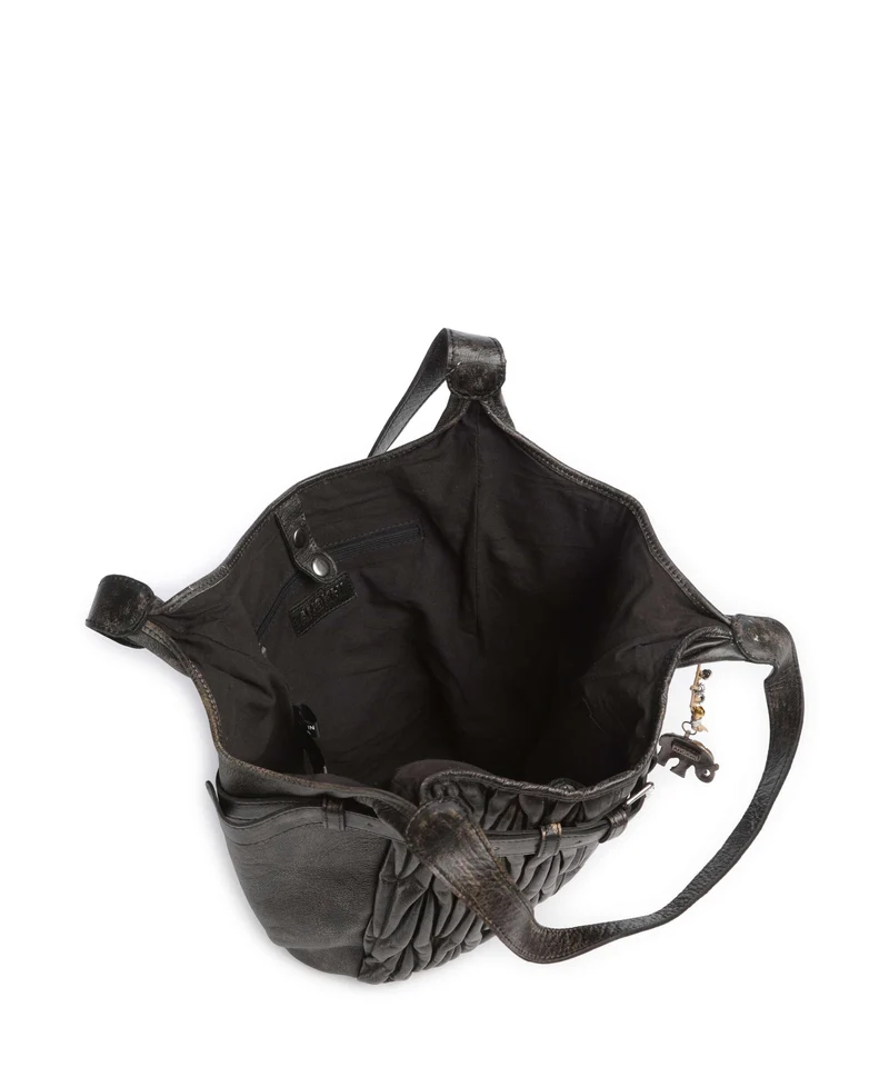 Anokhi Beuteltasche vintage braun