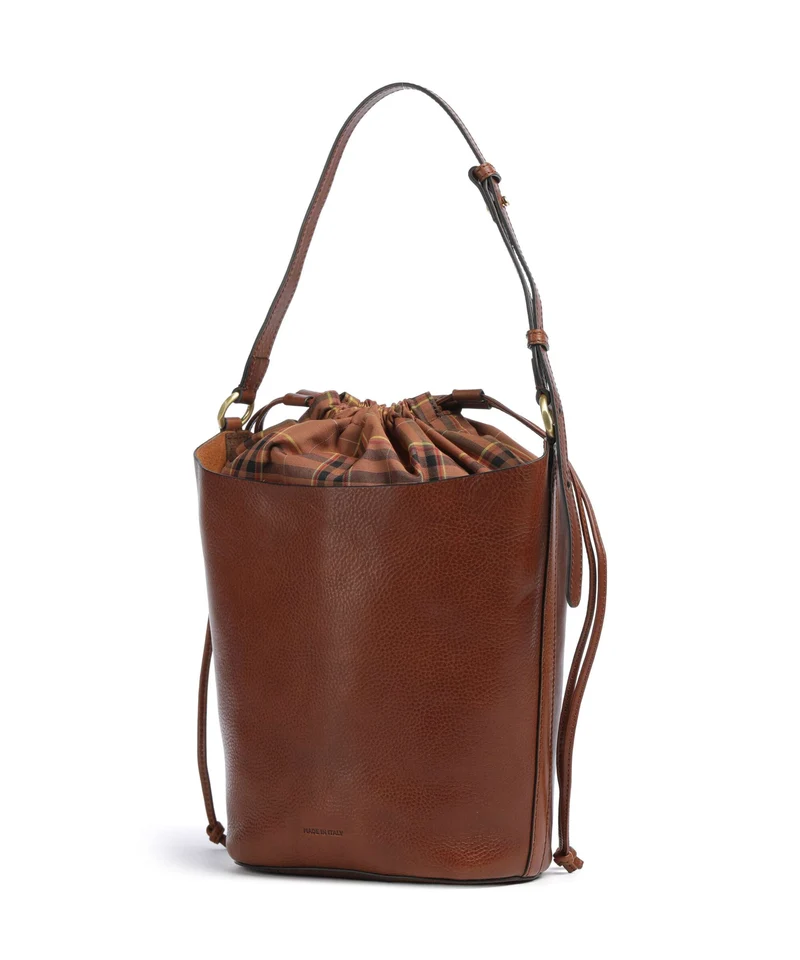 The Bridge Luce Soft Bucket Handtasche marrone