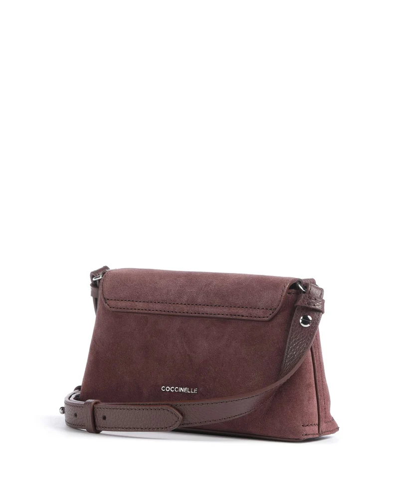 Coccinelle Nikla Suede Umhängetasche berry