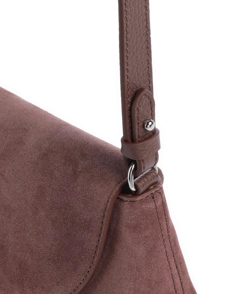 Coccinelle Nikla Suede Umhängetasche berry