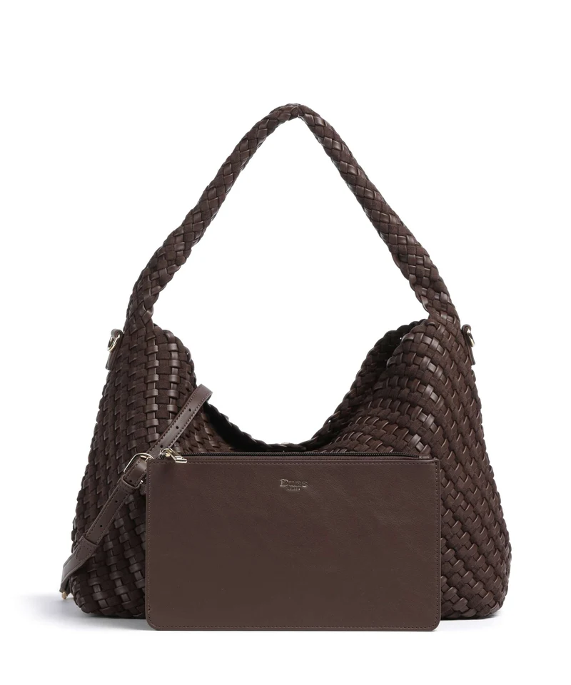 Dune London Deliberate L Beuteltasche dark brown