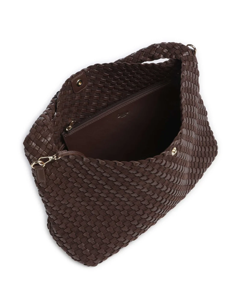 Dune London Deliberate L Beuteltasche dark brown