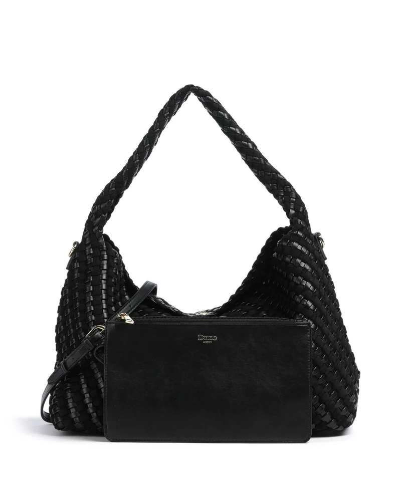 Dune London Deliberate L Beuteltasche black