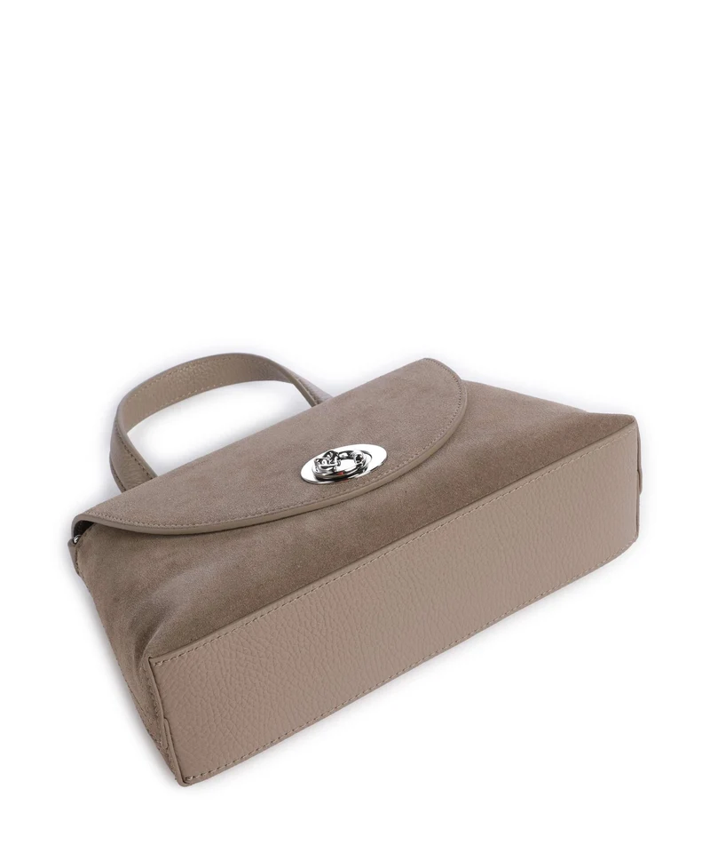Coccinelle Nikla Suede Handtasche warm taupe