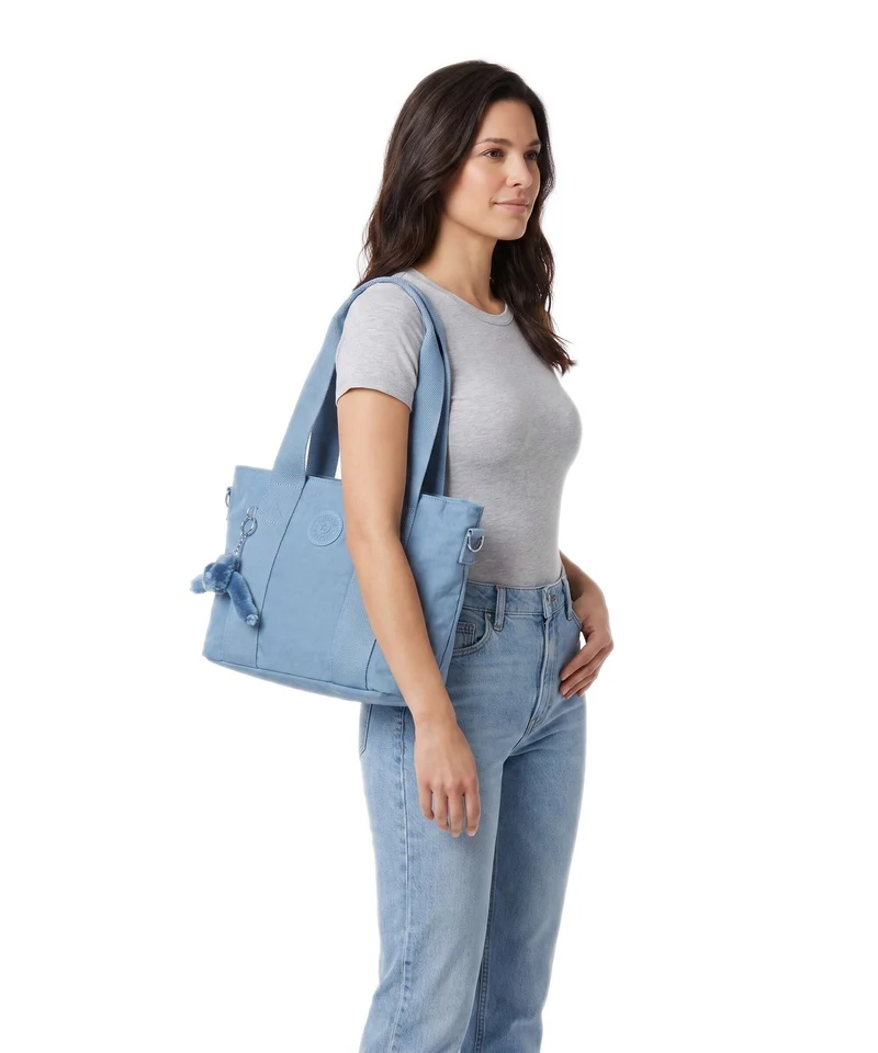 Kipling Basic Minta M Up Schultertasche vintage blue