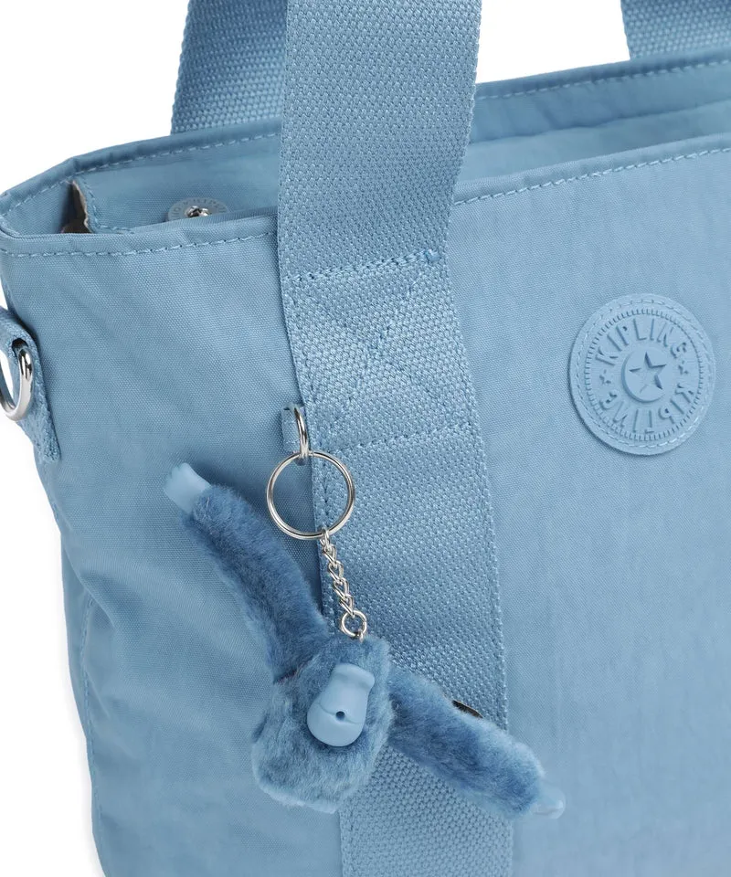 Kipling Basic Minta M Up Schultertasche vintage blue