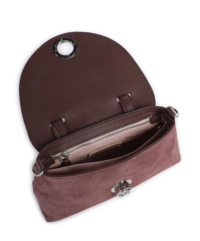 Coccinelle Nikla Suede Handtasche berry