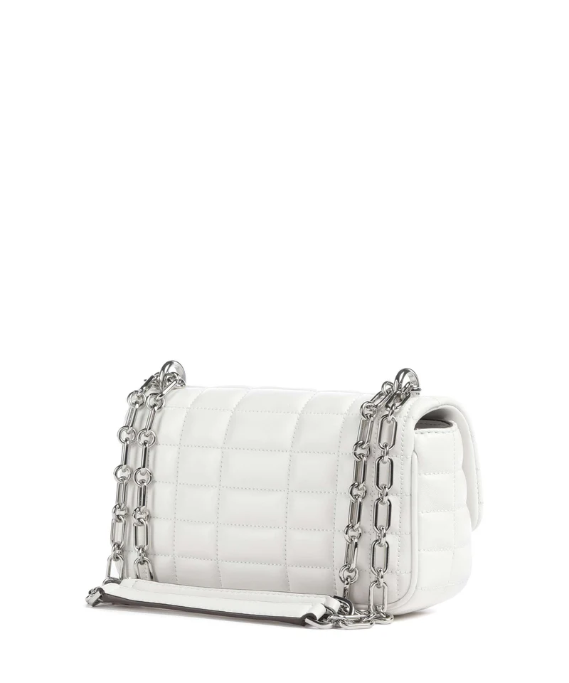 Michael Kors Tribeca Small Schultertasche optic white