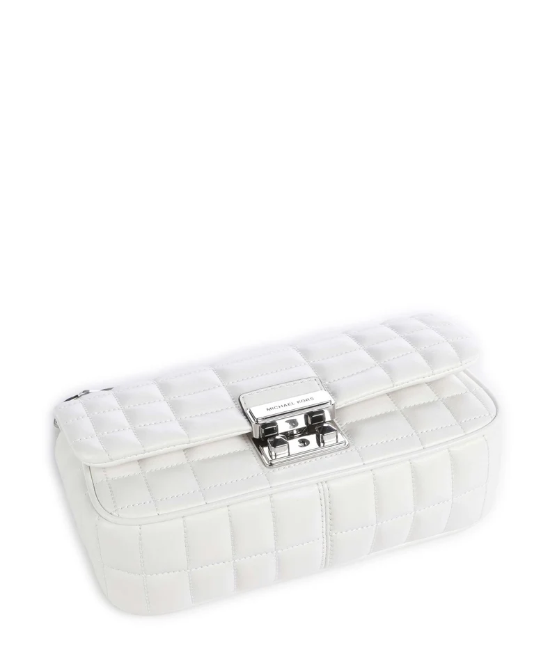 Michael Kors Tribeca Small Schultertasche optic white