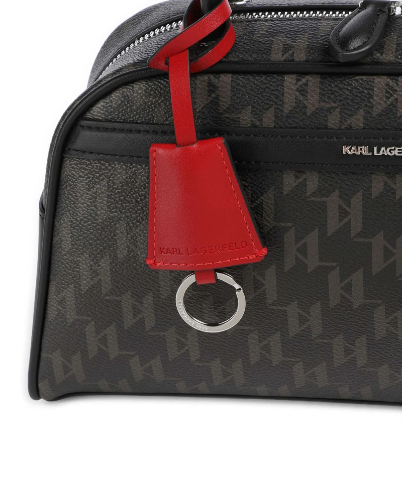 Karl Lagerfeld Ikon Monogram Schultertasche brown/kl mono
