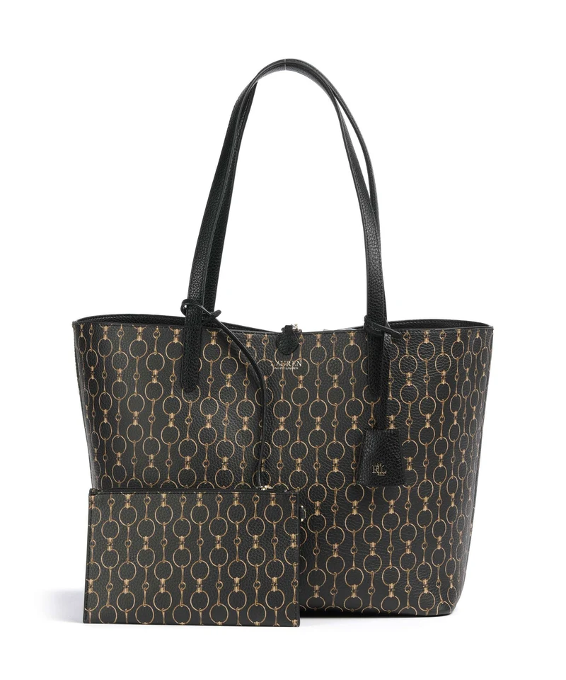 Lauren Ralph Lauren Medium Shopper stratford links print/black