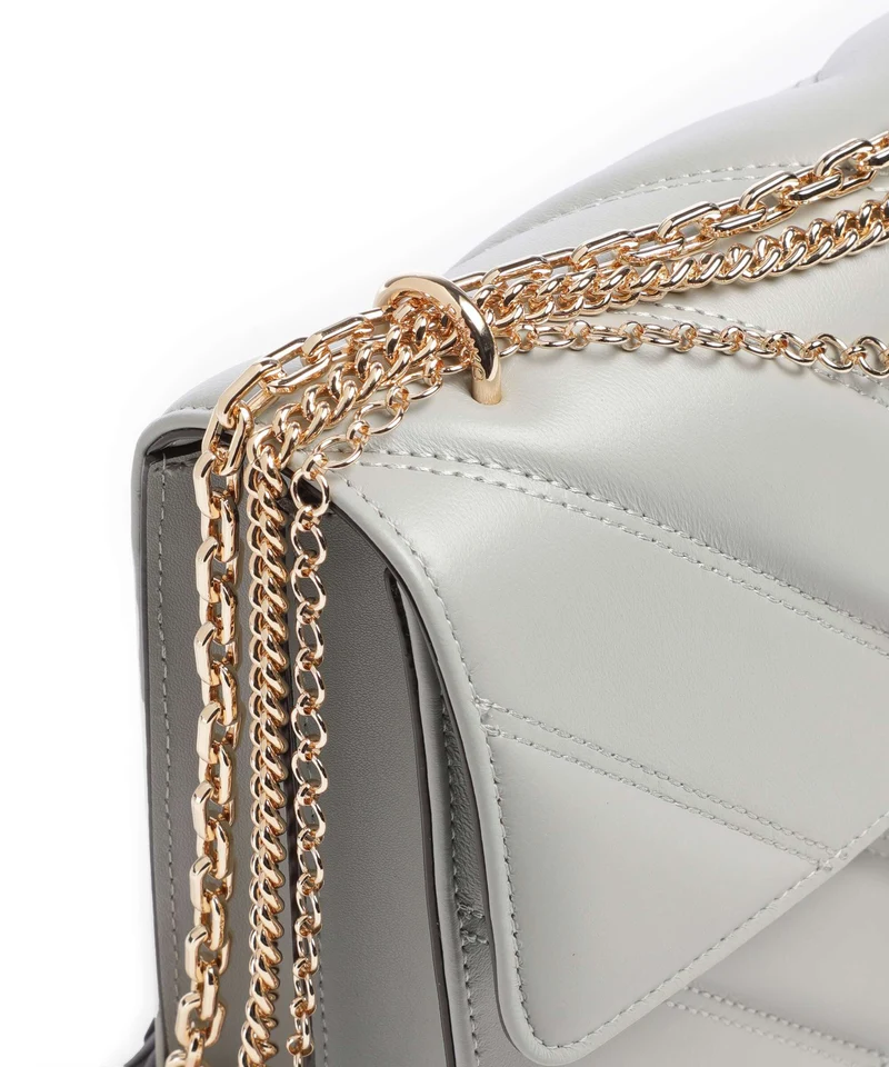 Pinko Love One Classic Schultertasche grigio perla/gold mordore
