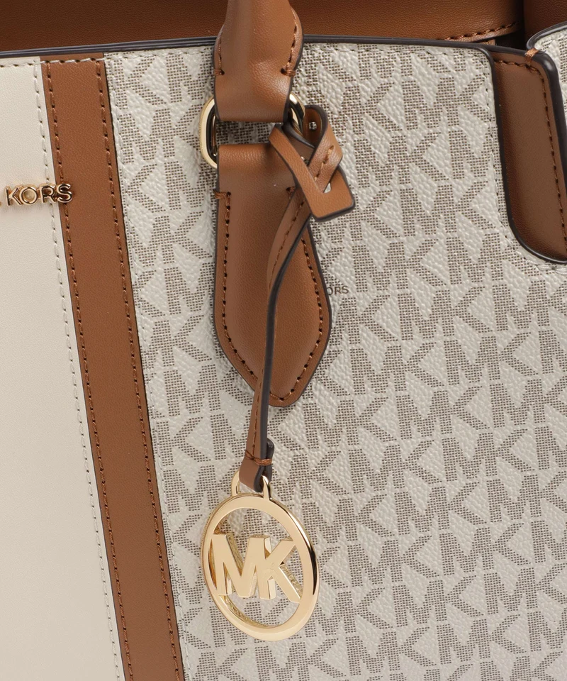Michael Kors Becca Medium Handtasche vanilla/acorn