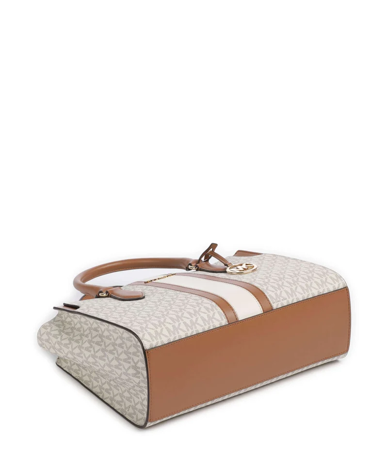 Michael Kors Becca Medium Handtasche vanilla/acorn