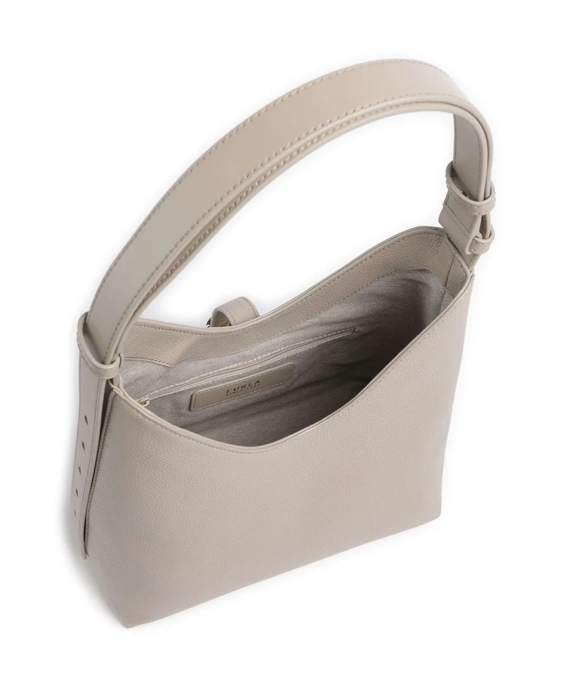 Furla Goccia S Schultertasche linen