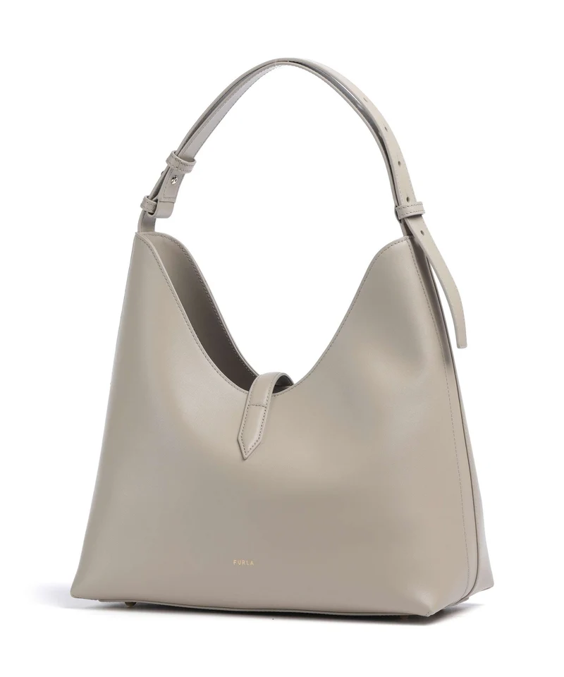 Furla Goccia M Beuteltasche linen
