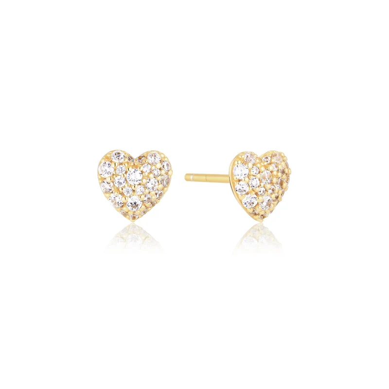 Sif Jakobs Caro Gold Plated Zirconia Earrings SJ-E72350-CZ-YG