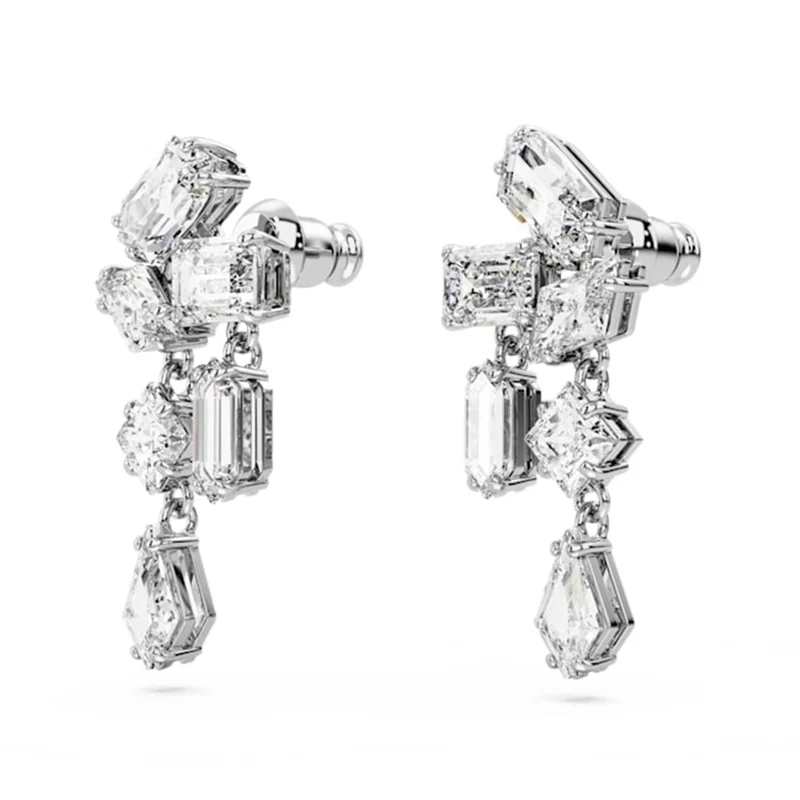 Swarovski Mesmera Silberfarbene Ohrknöpfe 5665825