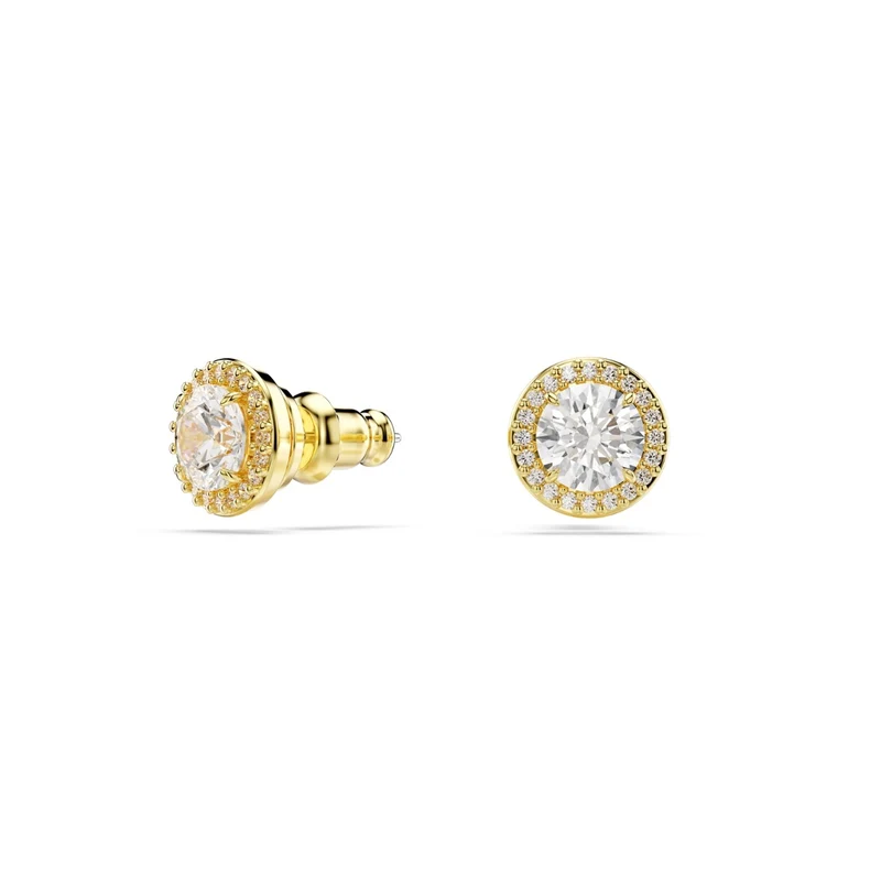 Swarovski Una Gold Coloured Ear Studs 5686637