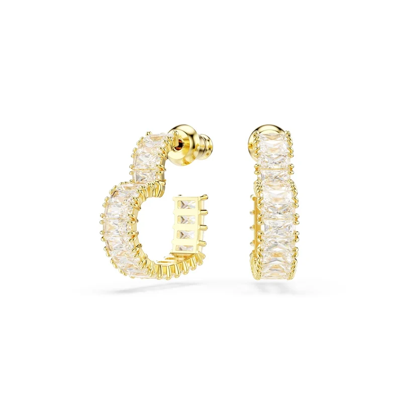 Swarovski Matrix Gold Coloured Ear Studs 5693512