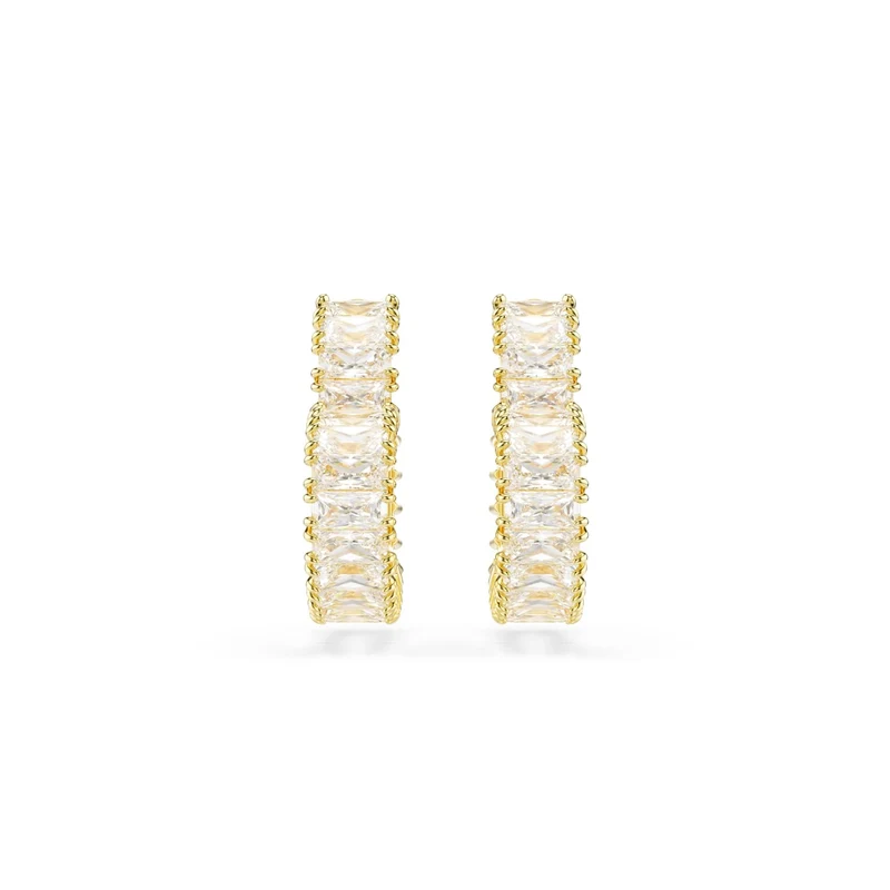 Swarovski Matrix Gold Coloured Ear Studs 5693512