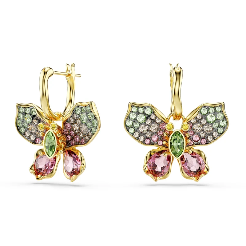 Swarovski Idylli Multi Coloured Butterfly Earrings 5709953