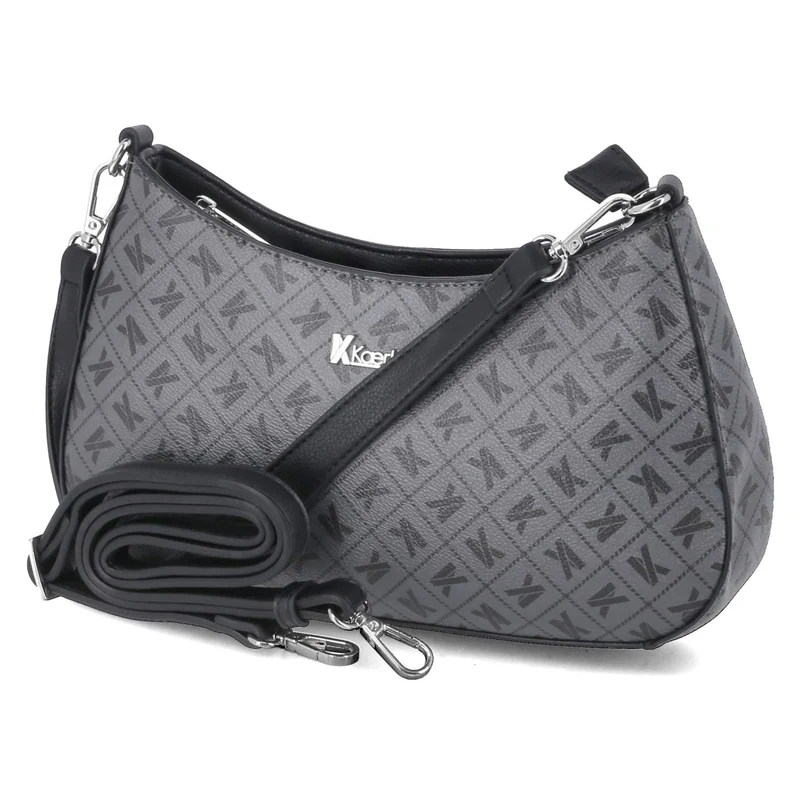 Schultertasche Grau
