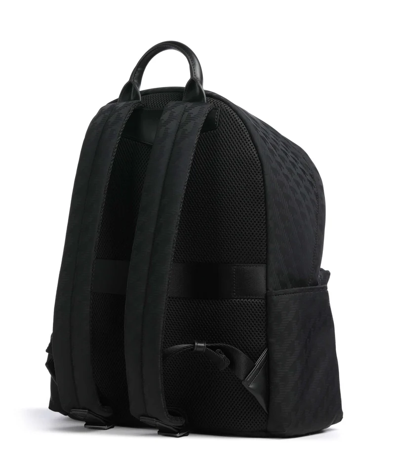 Emporio Armani Eagle All Over Rucksack black beauty