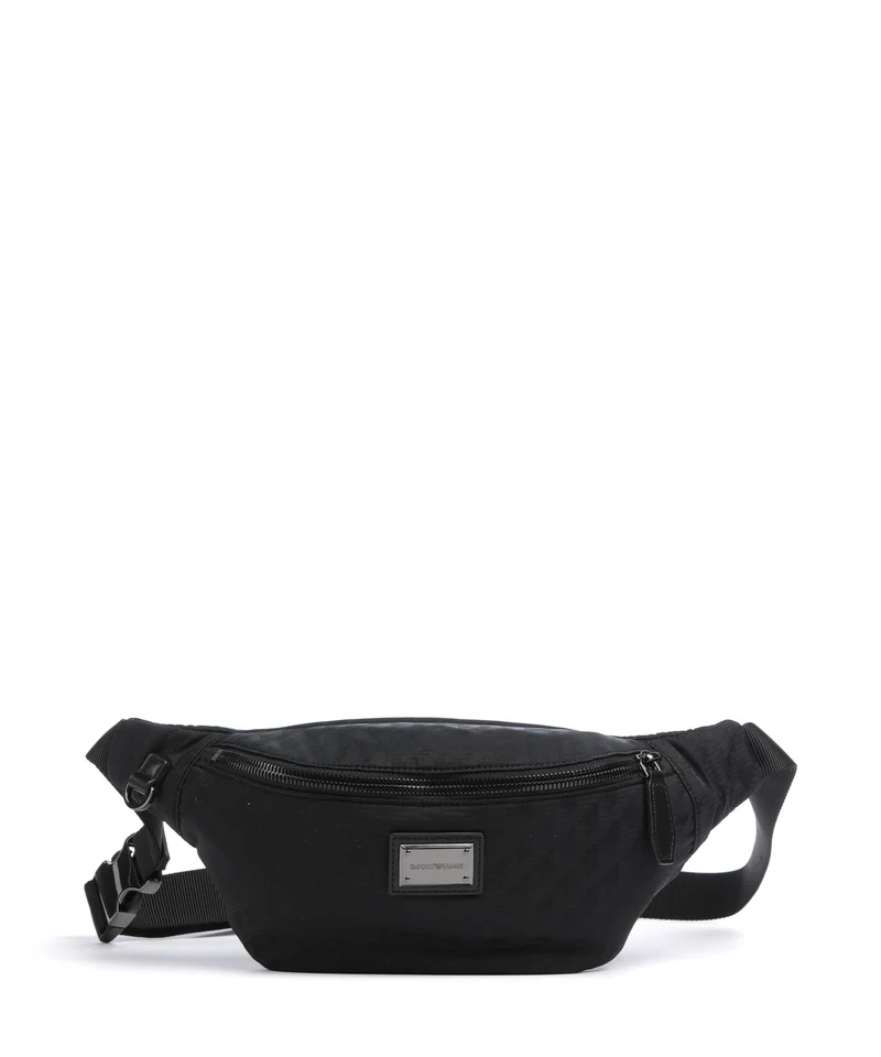Emporio Armani Eagle All Over Gürteltasche black beauty