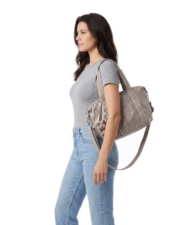 Kipling Basic Art Mini Schultertasche metallic glow