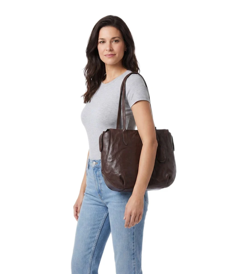 Aunts & Uncles Grandma's Luxury Club Mrs. Florentine Shopper coffee bean
