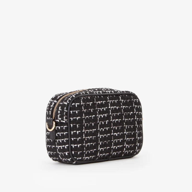 Valentino Bags Tweed Multi-coloured Crossbody bag VBS9JP51NERO/MULTI