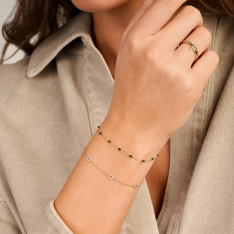 Blush 14 Karat Golden Bracelet 2226YRG