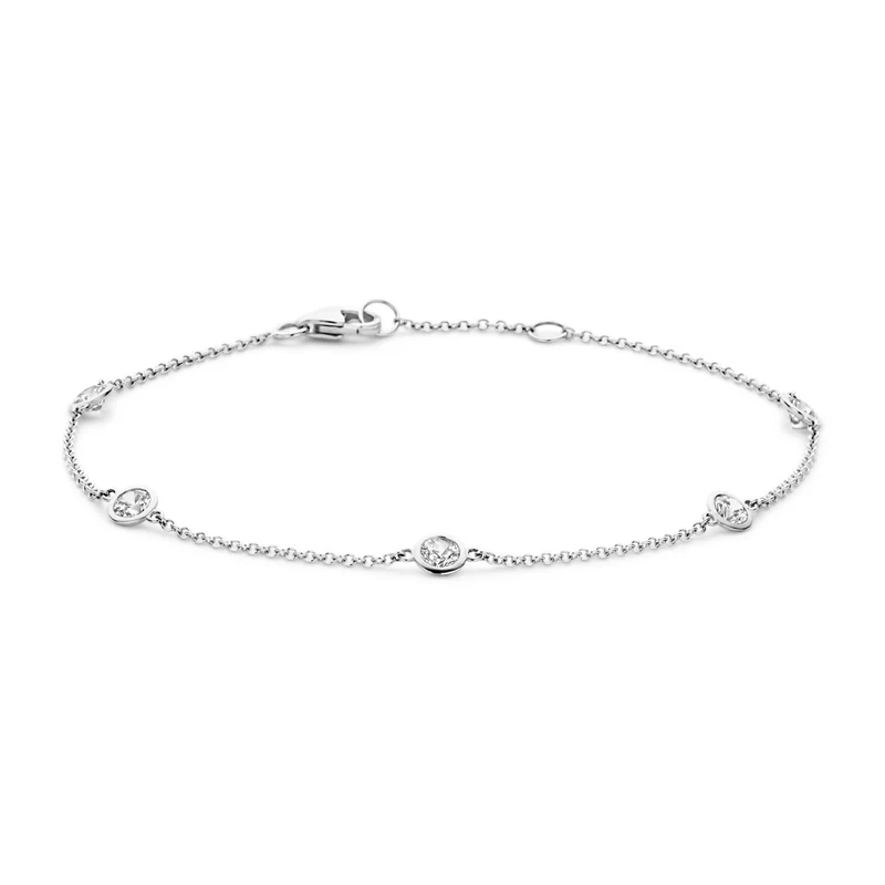 Blush 14 Karat White Golden Bracelet 2238WZI