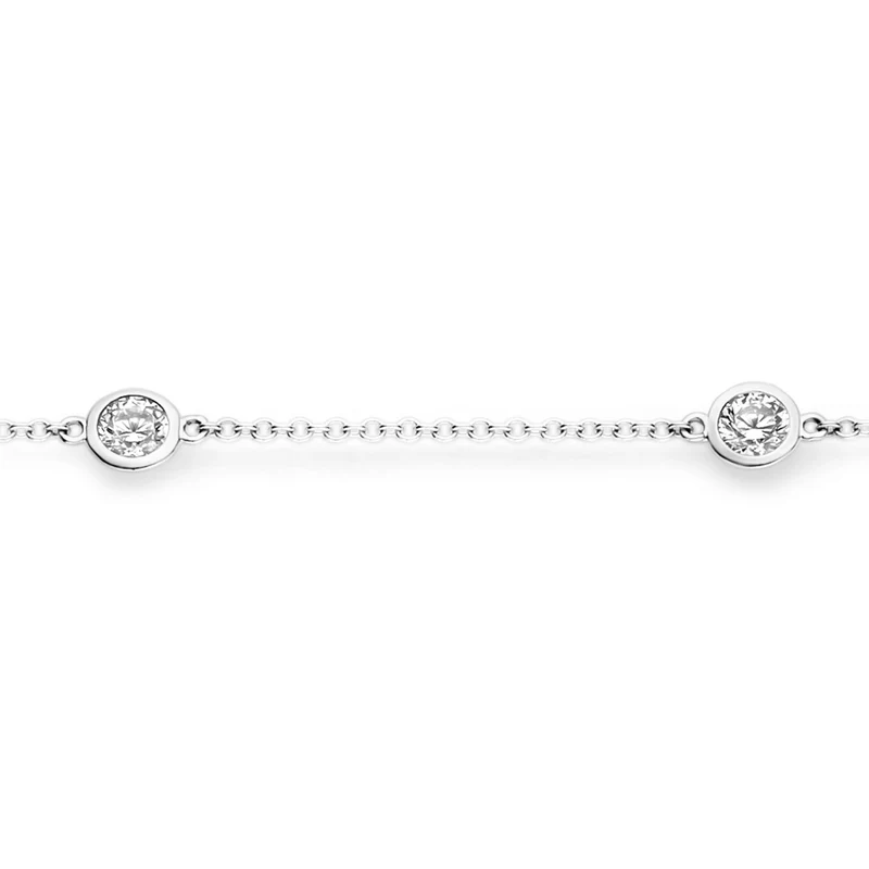 Blush 14 Karat White Golden Bracelet 2238WZI