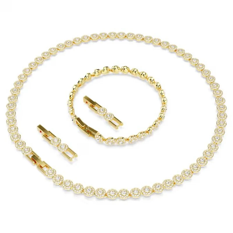 Swarovski Una Gold Coloured Set 5720506