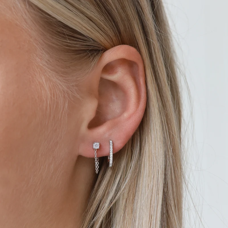 Karma damen Earparty Silber EPV22S