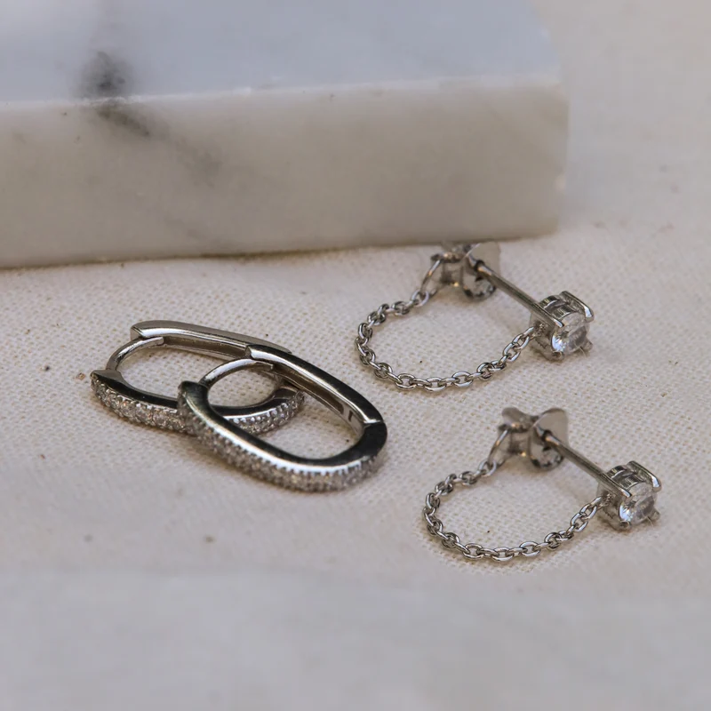 Karma damen Earparty Silber EPV22S