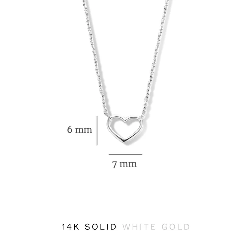 Isabel Bernard Cadeau d'Isabel 14 Karat | Weißgold Halskette und Armband Geschenksets IB90059