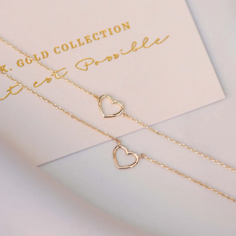 Isabel Bernard Cadeau d'Isabel 14 Karat | Gold Halskette und Armband Geschenksets IB90058