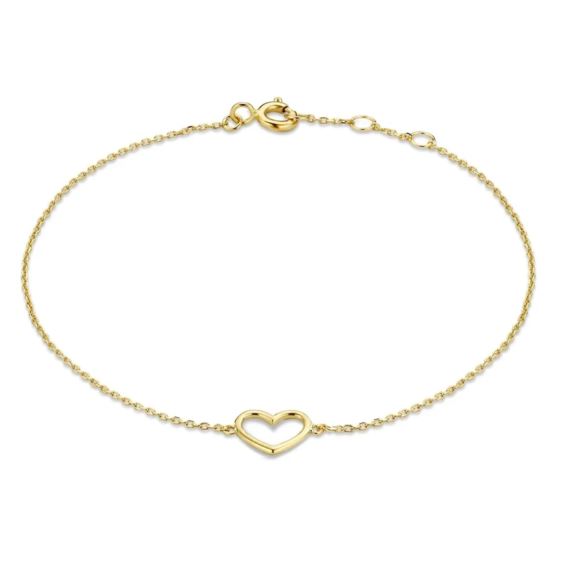 Isabel Bernard Cadeau d'Isabel 14 Karat | Gold Halskette und Armband Geschenksets IB90058