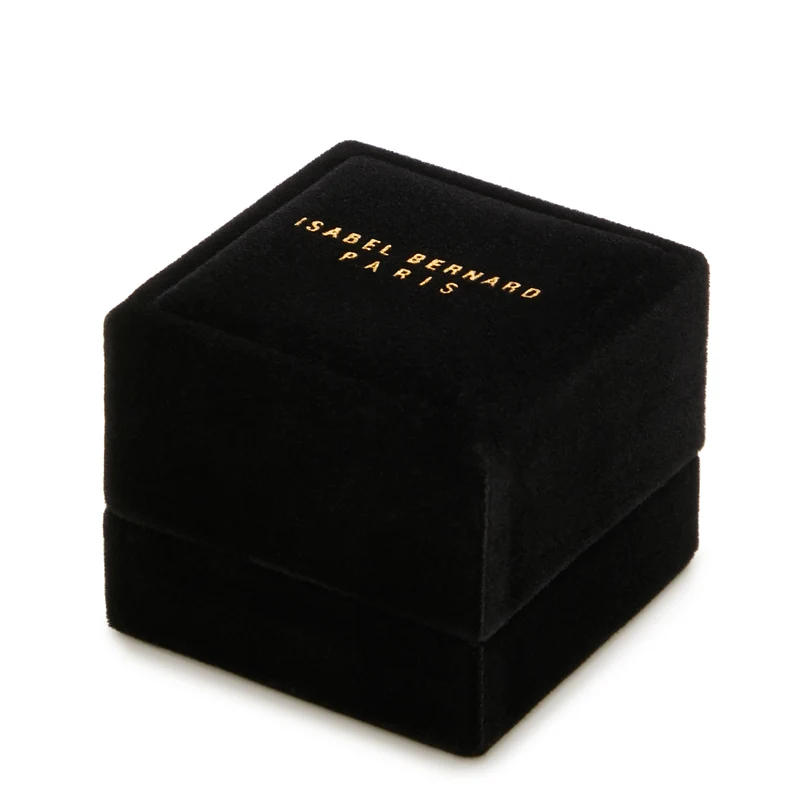Isabel Bernard Cadeau d'Isabel Schwarz Luxus Ring Box VERP-IB-008